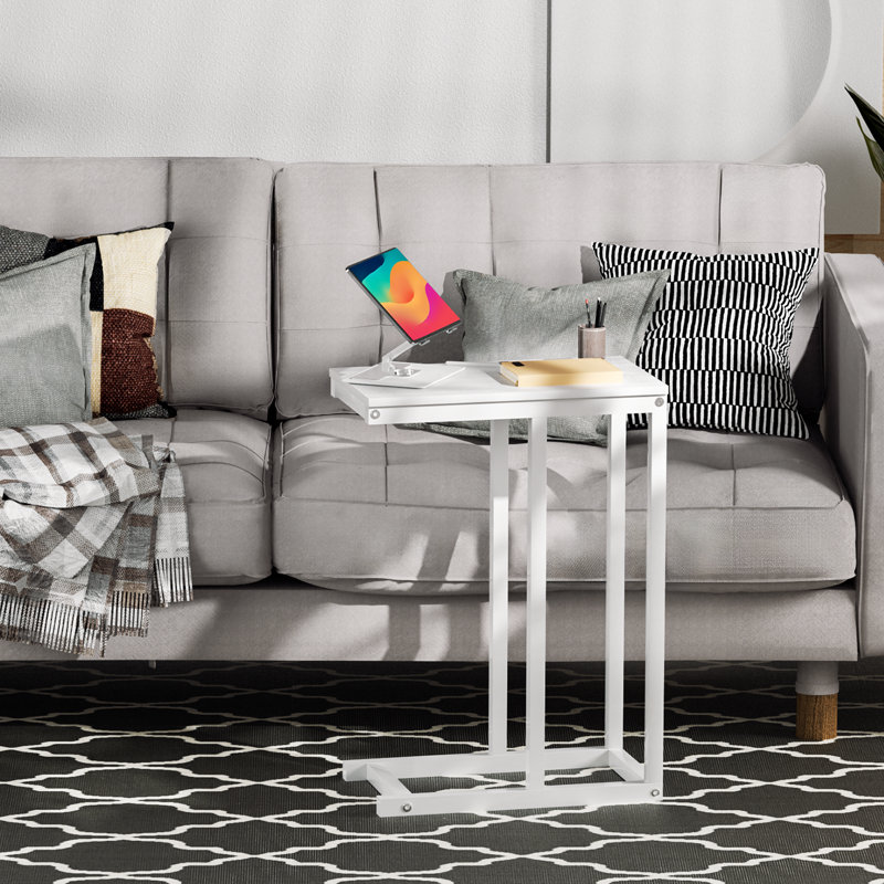 Bring Home Furniture C Shaped End Table, Couch Side Table Slide Under ...